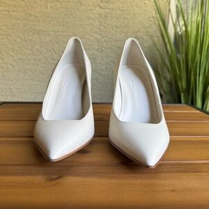 Made in Italy - Elegant Cream Women's Heels